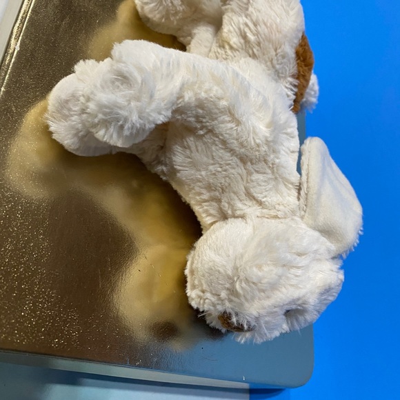 DOUGLAS CUDDLE TOYS VTG 2010 WHITE SPANIEL PUPPY SUPER SOFT PLUSH KEENE, NH 7” - Picture 7 of 14